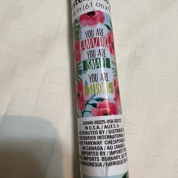 Motivational Floral Art Poster with Red and Green Accents - Picture 2 of 5